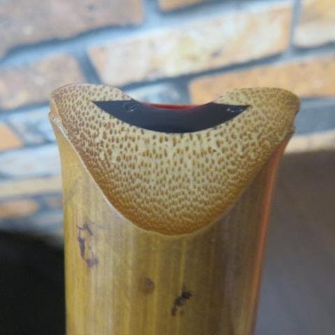 和楽器　尺八　龍風　在銘　竹製　全長約52センチ