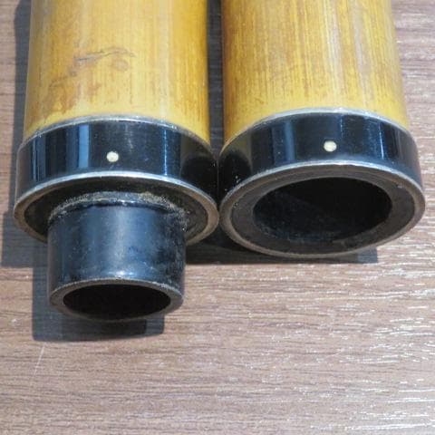 和楽器　尺八　龍風　在銘　竹製　全長約52センチ