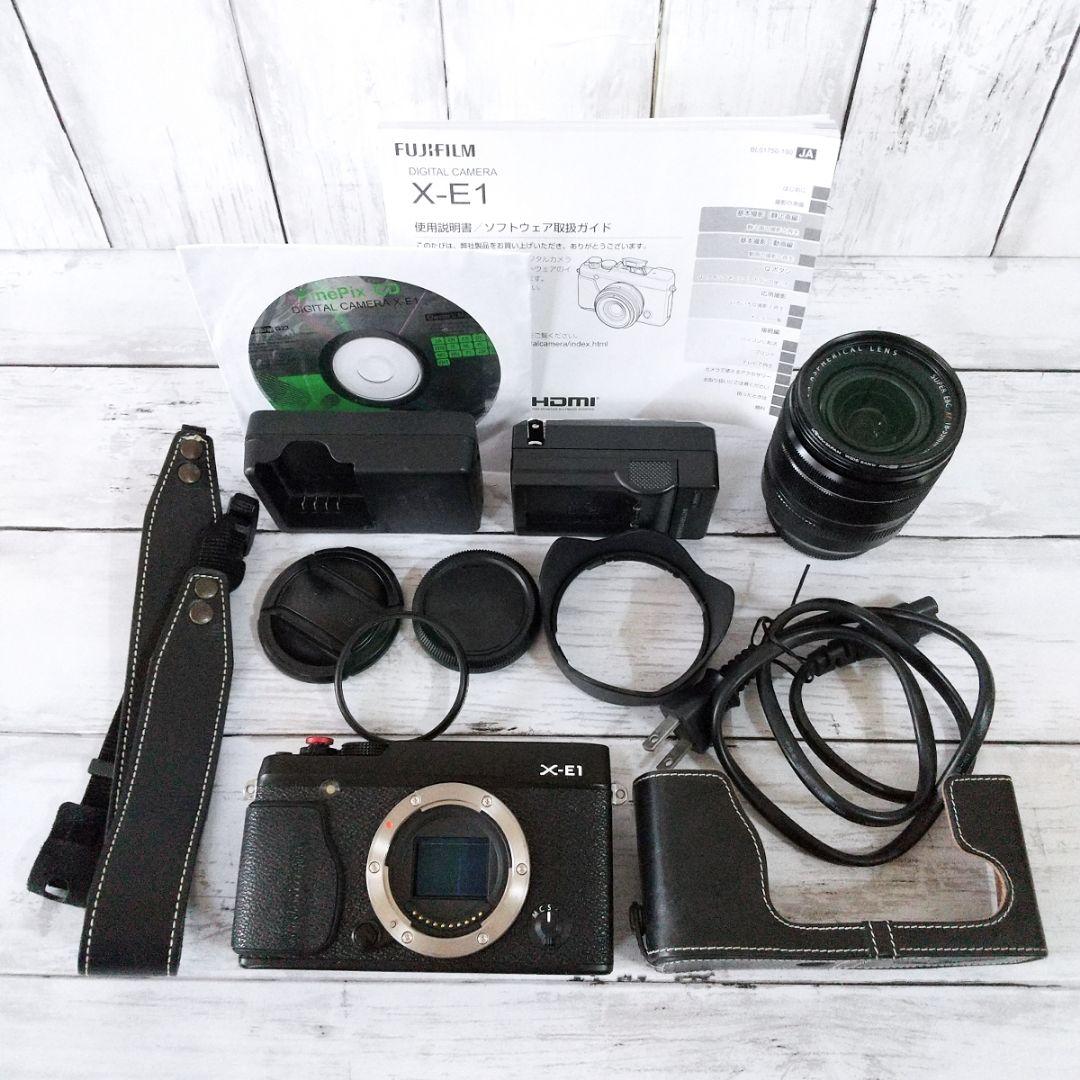 FUJIFILM X-E1 一眼レフ カメラ 純正交換レンズ付き 極美品 名作