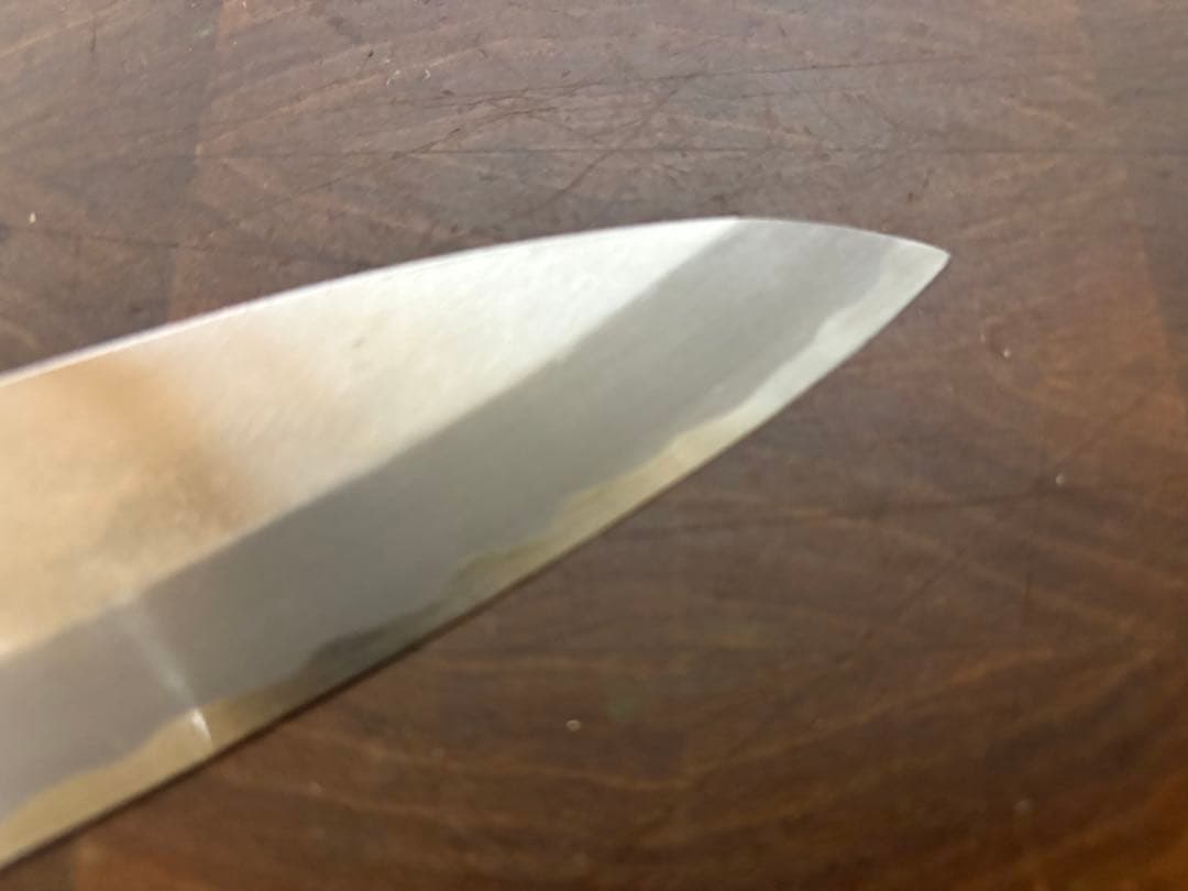 堺打刃物　舟行　出刃　霞150mm 5寸　包丁　白鋼　和包丁　釣り　未使用