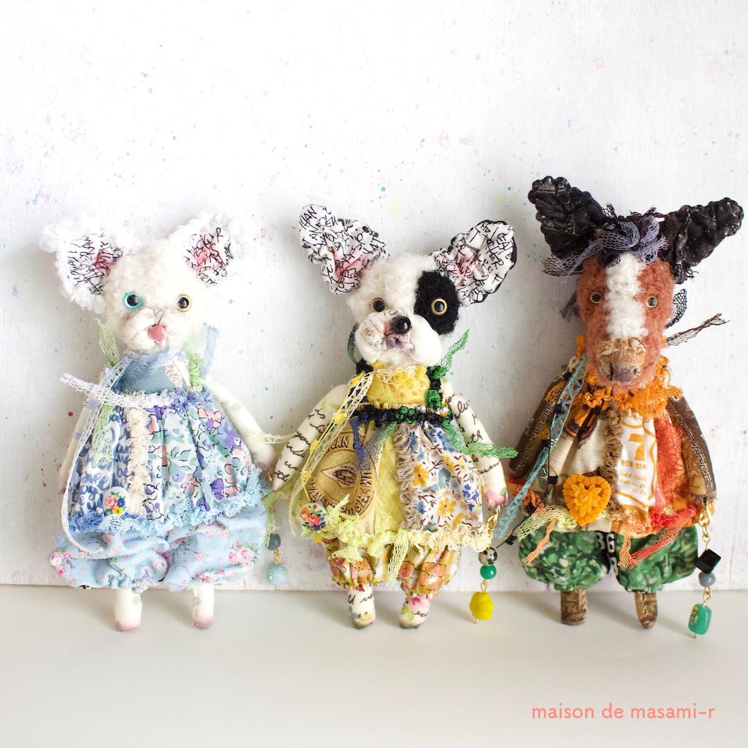 白猫（オッドアイ）のミニぬいぐるみ 15cm バックチャーム付き moda