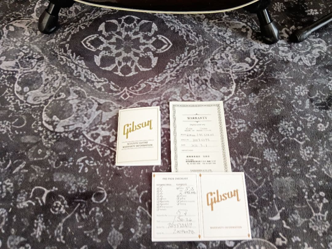 『当たり個体』　Gibson J-45 　2026年製　専用ハード ケース付