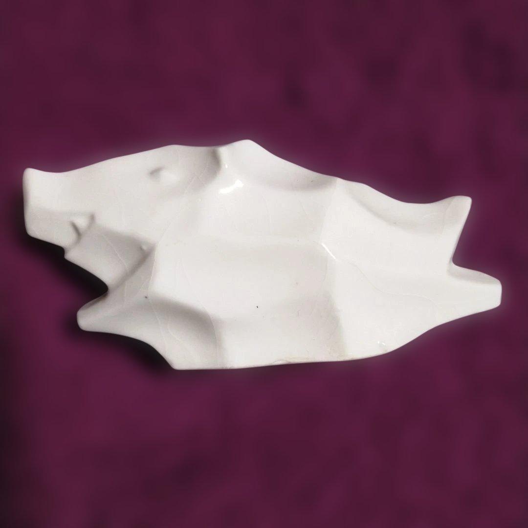 伊勢神宮　干支置物　陶器　縁起物　白　11体　(ひつじ無し)