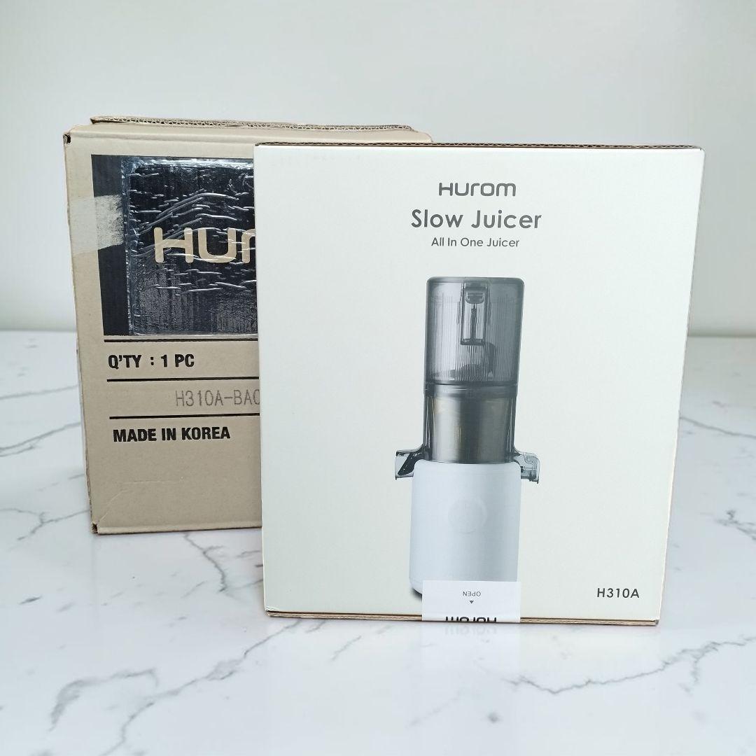 【未開封】ヒューロム　コールドプレスジューサー　H310A　スカイブルー