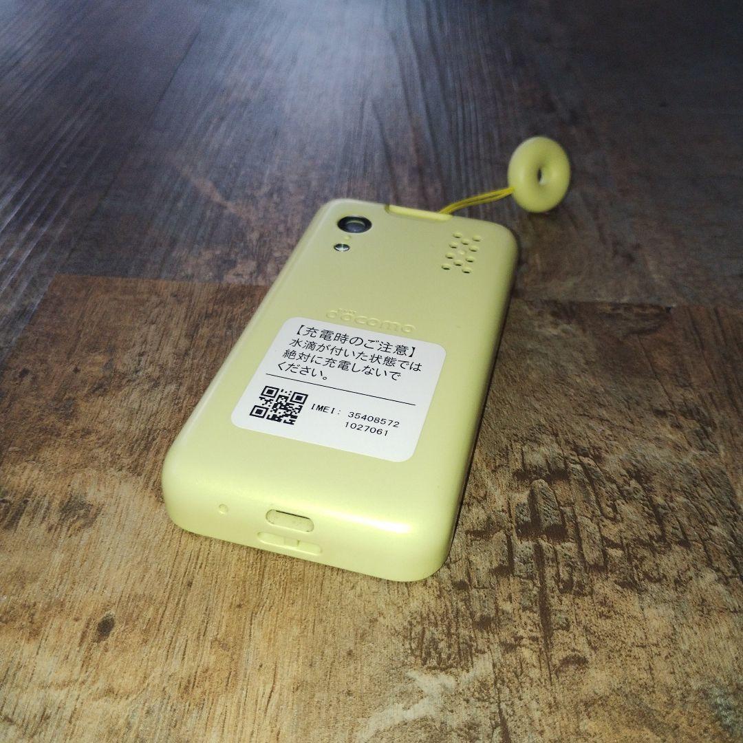 超美品　カメラ付き シムフリー KY-41C イエロー キッズ携帯