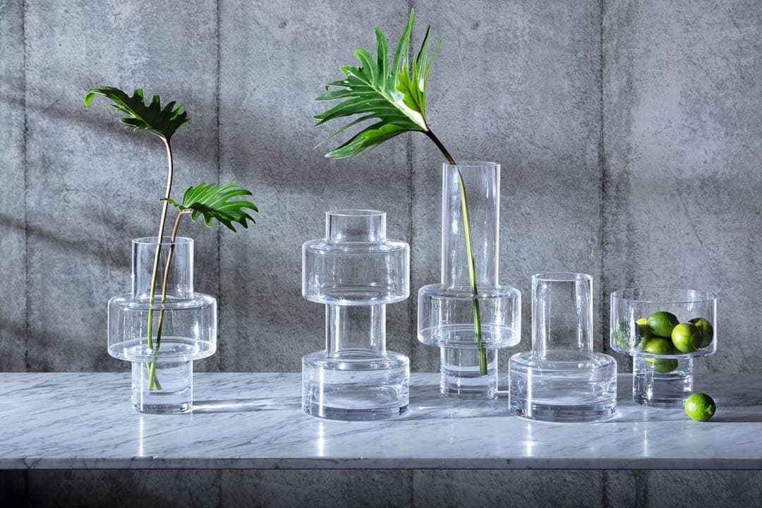 LSA エルエスエー　METROPOLE VASE H23cm フラワーベース