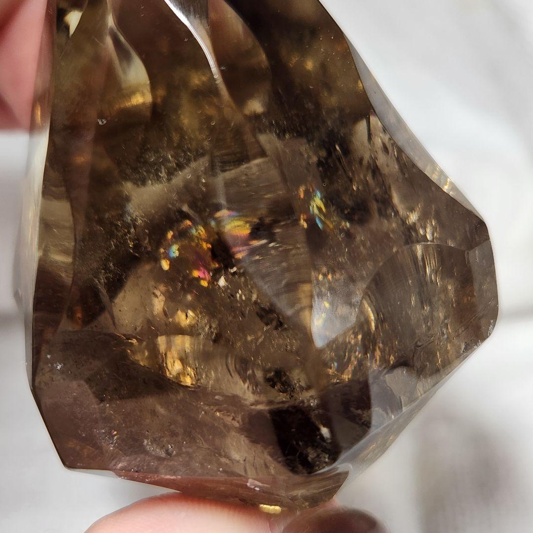 激レア！【新品】ゼウスクオーツ ★ スモーキーシトリン ★ 天然アイリス沢山