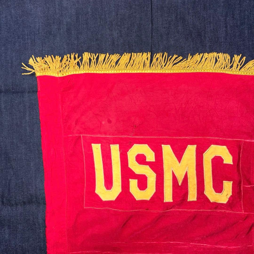 90s本物 USMC 米海兵隊 フラッグ　コレクション　雑貨　ミリタリー　当時物