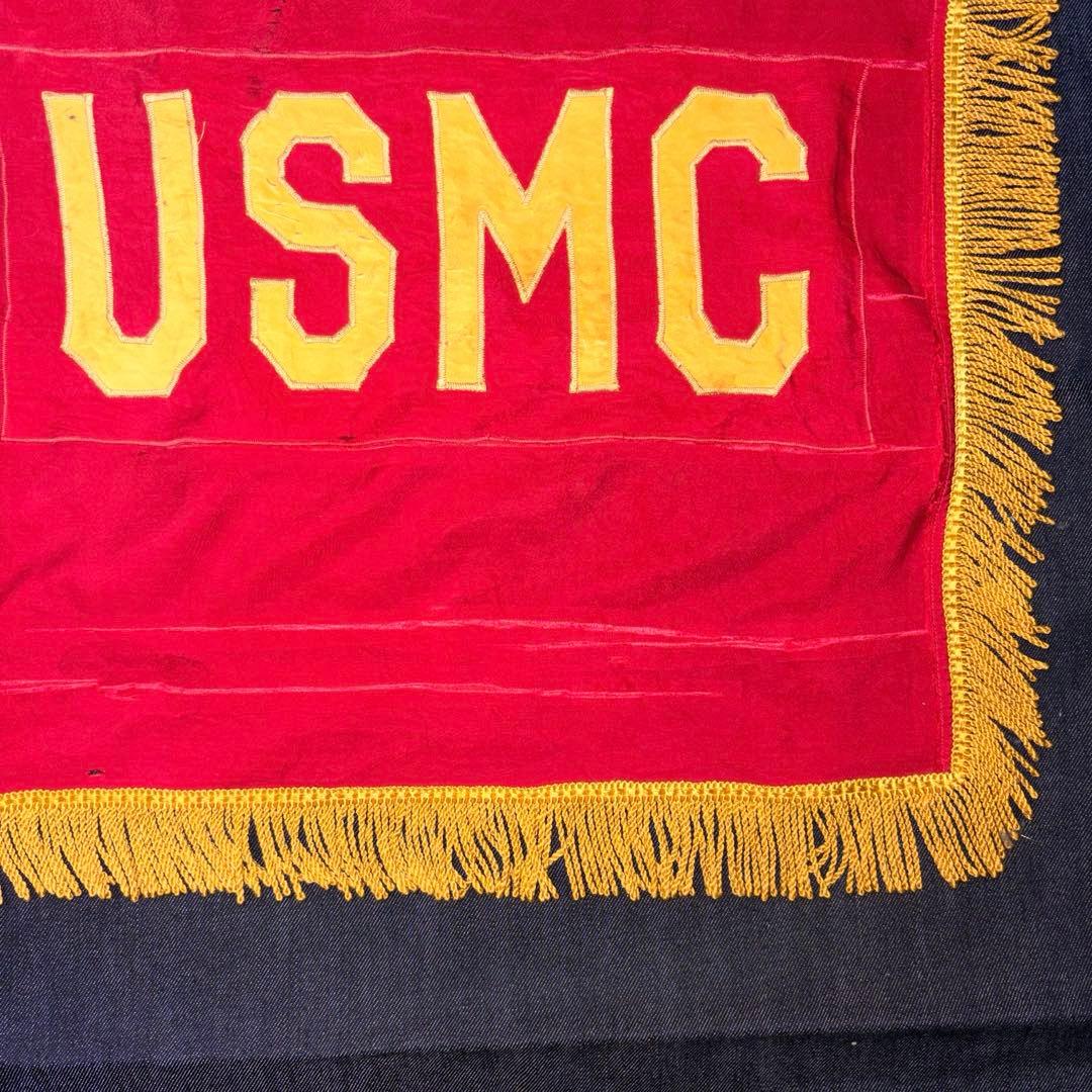 90s本物 USMC 米海兵隊 フラッグ　コレクション　雑貨　ミリタリー　当時物