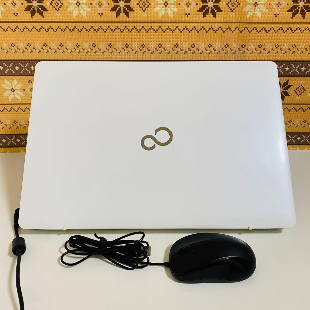 Y91 FujitsuノートパソコンSSD高速 Windows11オフィス付き