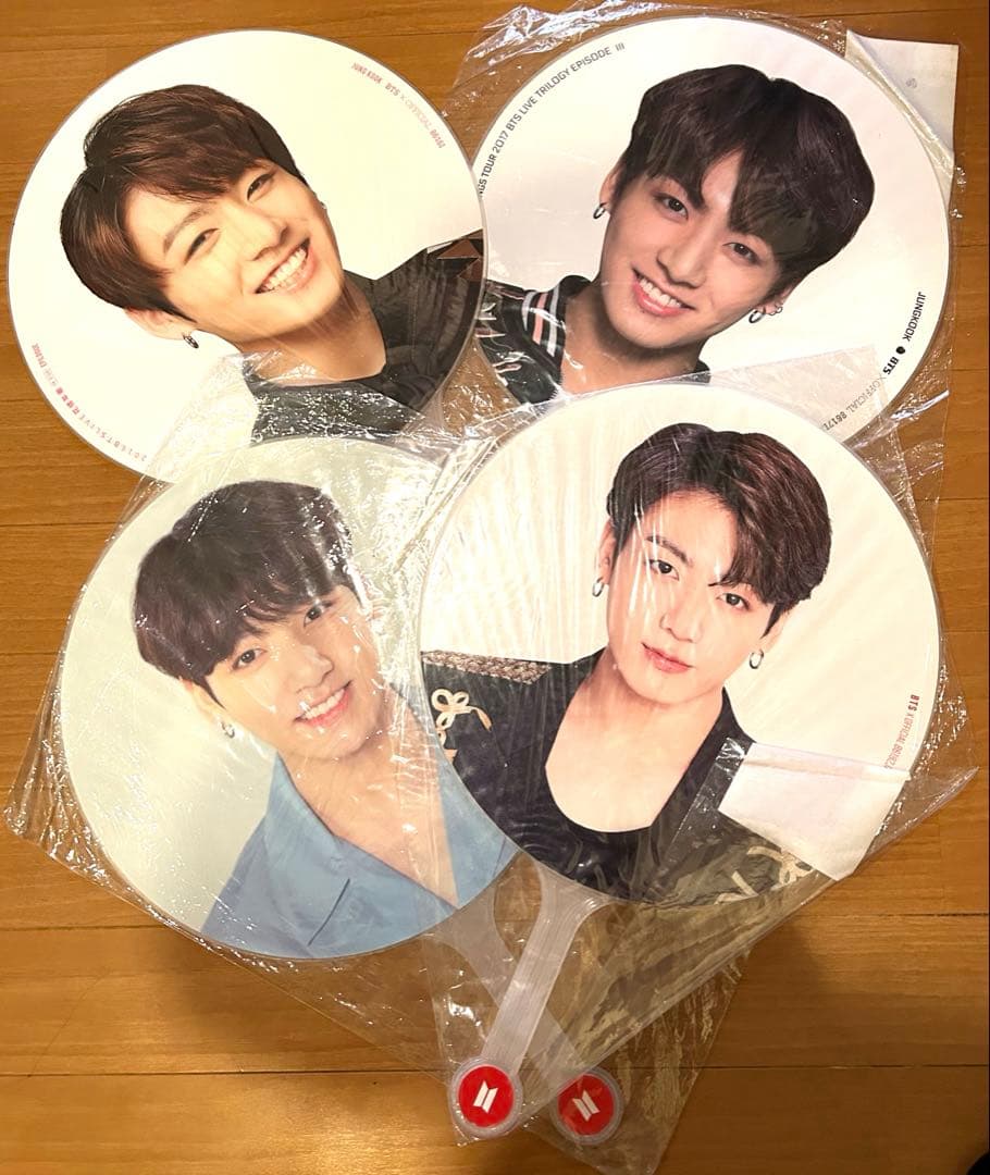BTS ジョングク　うちわ　プレフォトフラッグ　アイマスクヘアバンド　まとめ売り