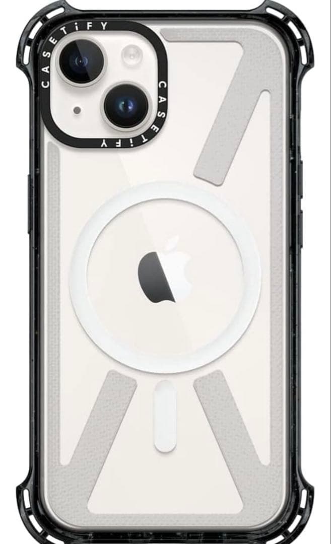 CASETiFY バウンス iPhone 14 ケース クリア ブラック
