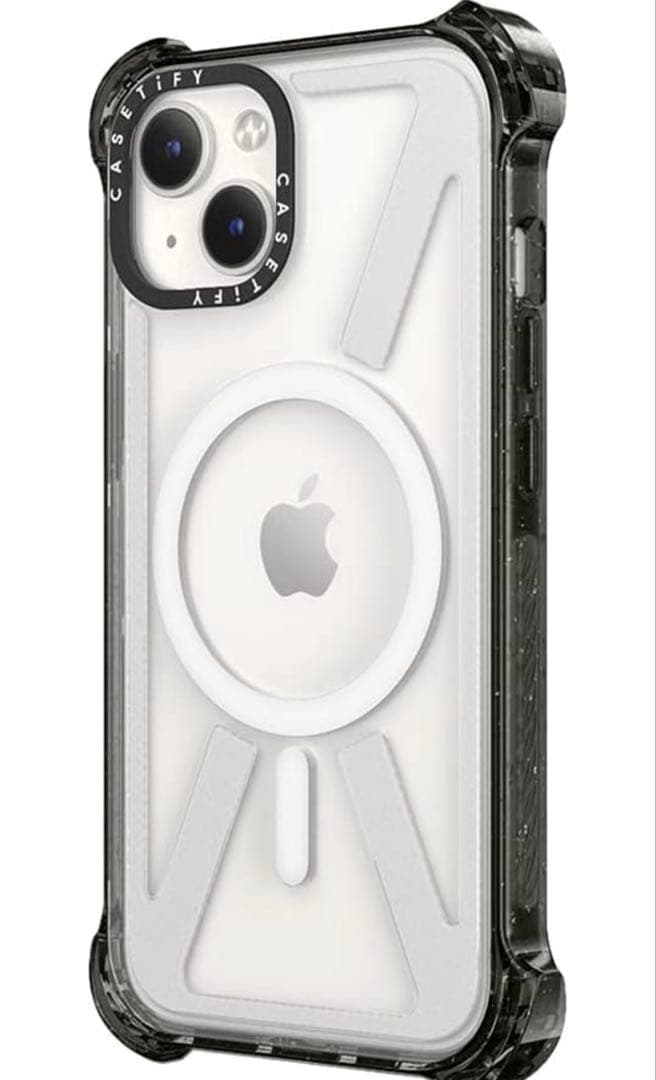 CASETiFY バウンス iPhone 14 ケース クリア ブラック