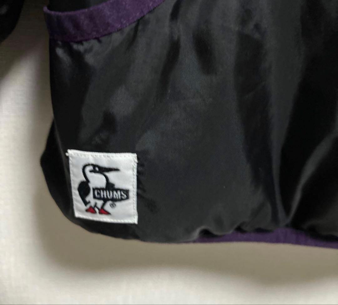 ももクロ×CHUMS ふわもこフリース　リバーシブル　パープルXL