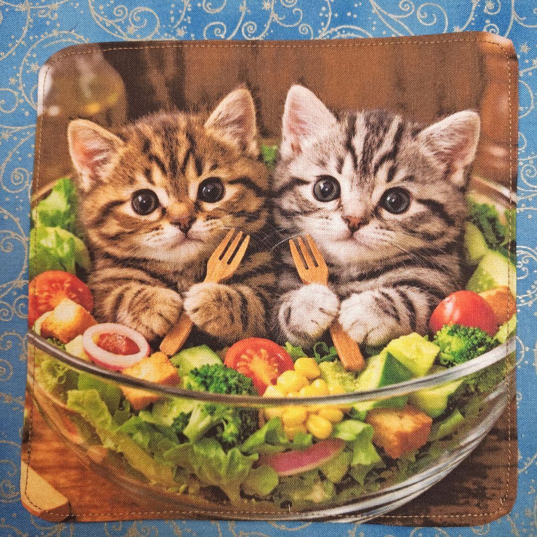 まるみ　ハンカチ　ねこちゃん柄　ハンドメイド1/20　19枚