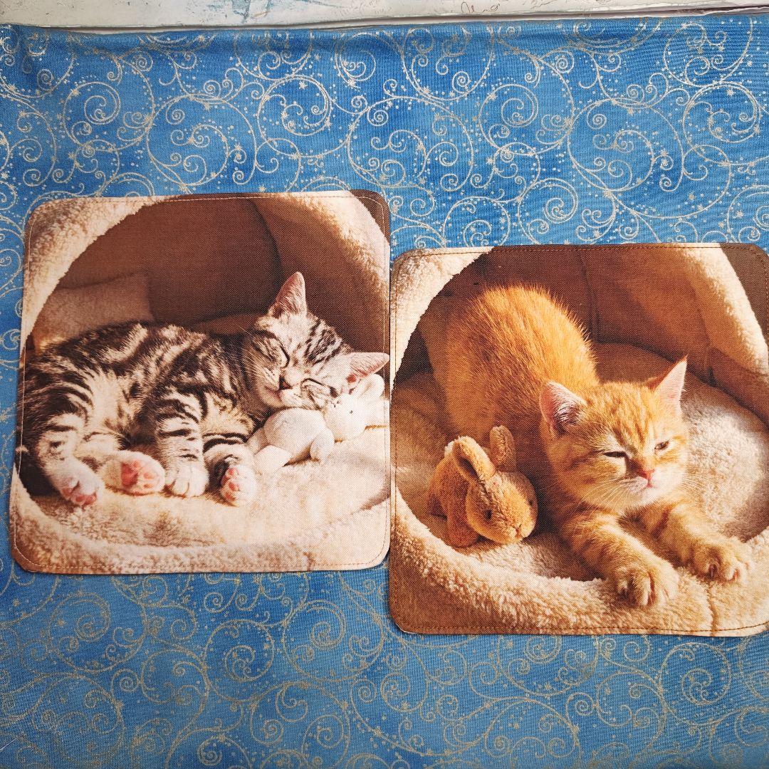 まるみ　ハンカチ　ねこちゃん柄　ハンドメイド1/20　19枚