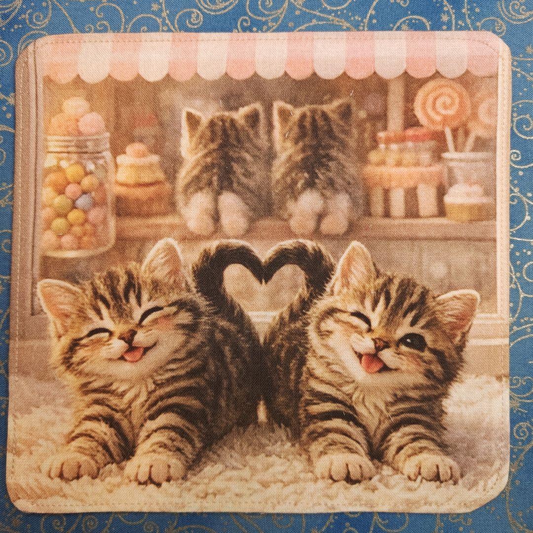 まるみ　ハンカチ　ねこちゃん柄　ハンドメイド1/20　19枚