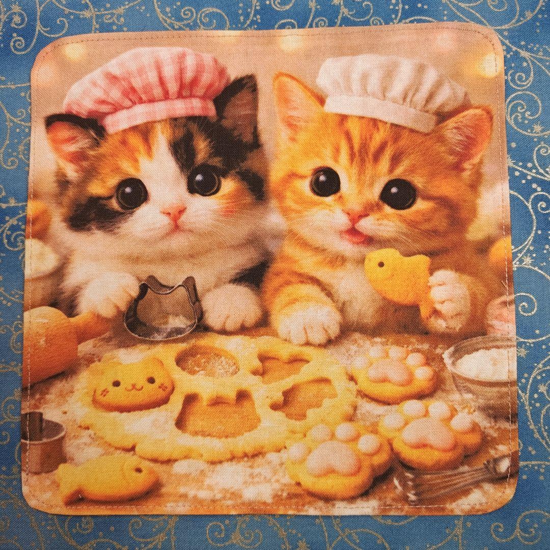 まるみ　ハンカチ　ねこちゃん柄　ハンドメイド1/20　19枚