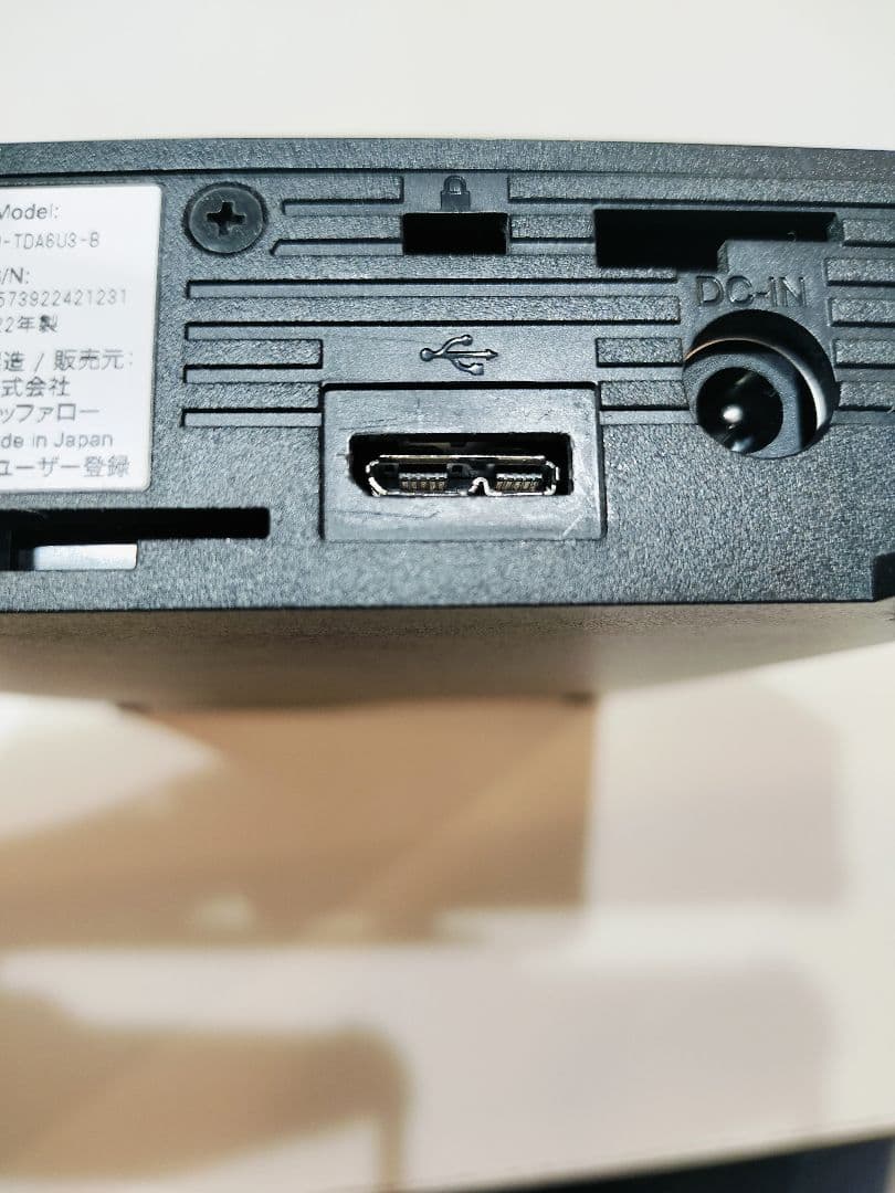 【ジャンク】東芝 外付HDD 6TB HD-TDA6U3-B