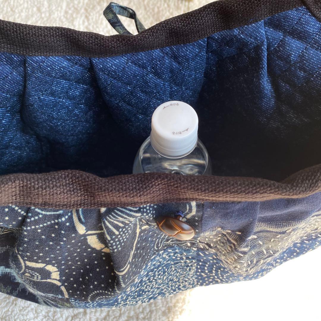 古布 襤褸 刺し子 パッチワークバッグ｜一点もの ハンドメイド 藍染 手仕事