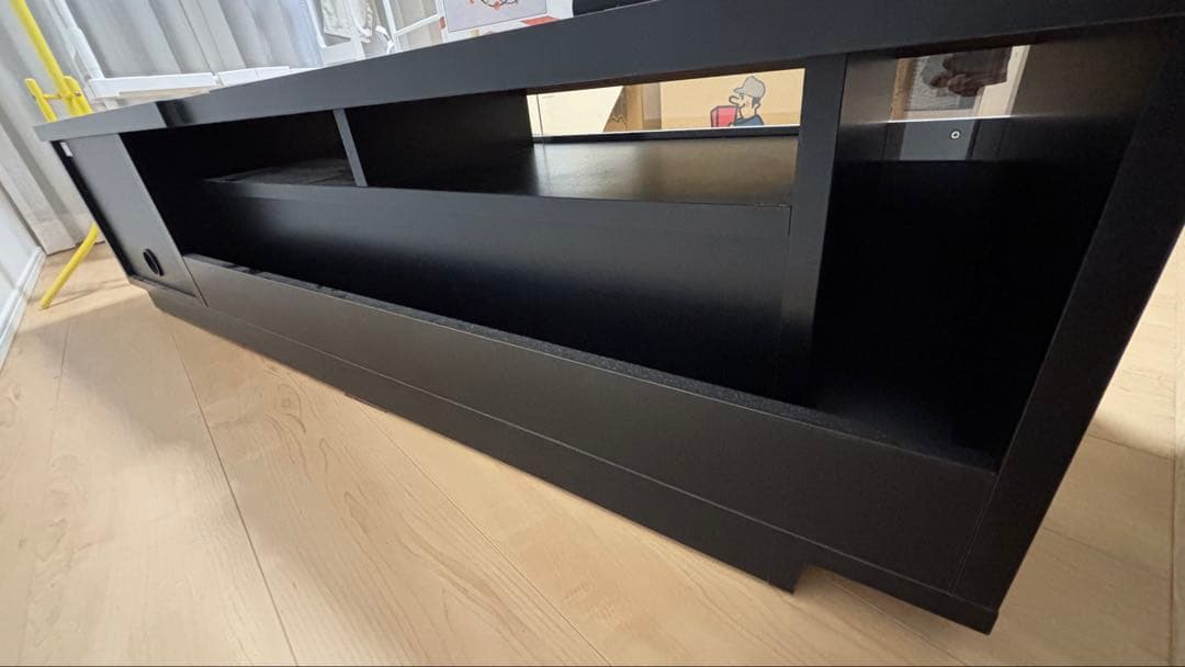 テレビボード　　ホワイト木目　150cm 傷あり