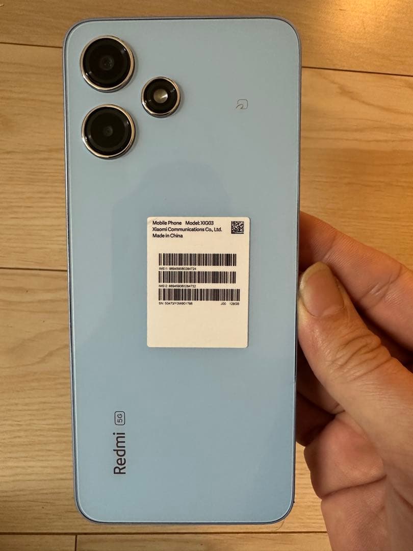 Redmi 12 5G 本体 128GB ストレージSIMフリー