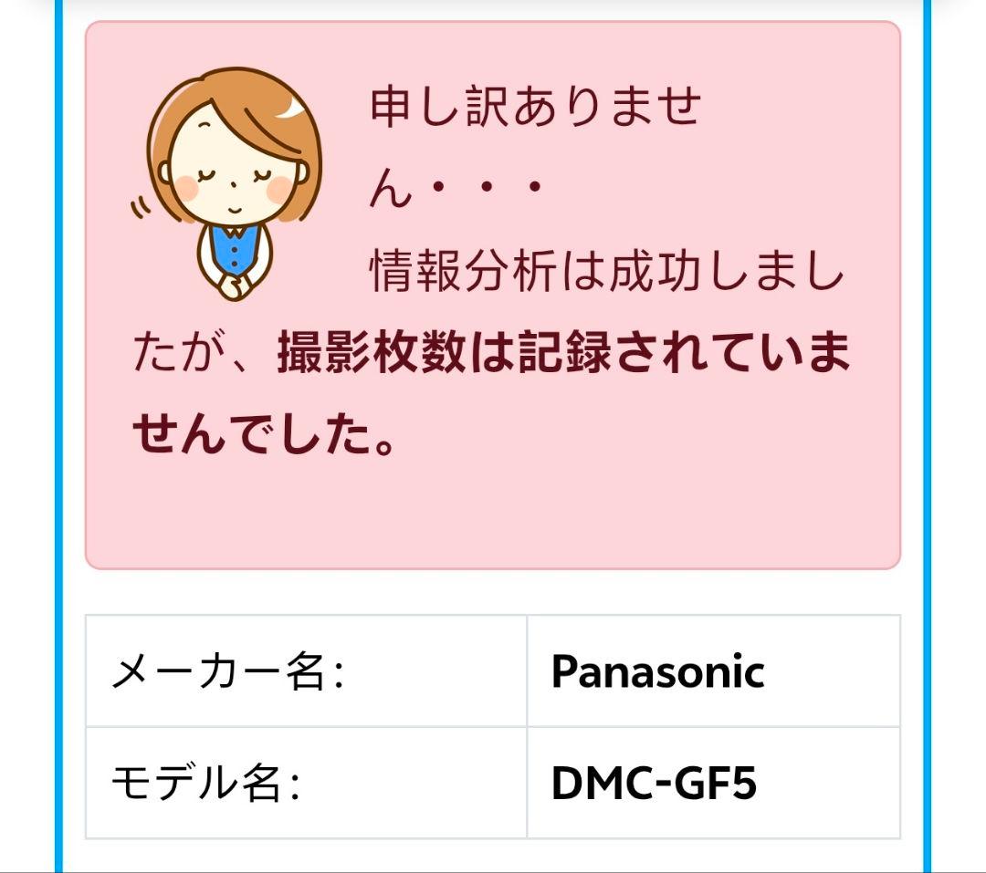 デジタルカメラ Panasonic LUMIX GF5