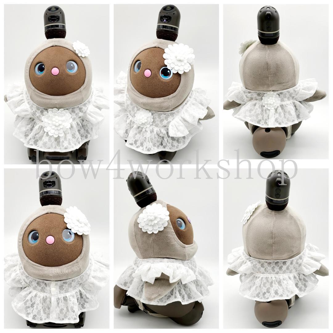 ラボット服/ハンドメイド 　フリル＆ギャザーレースワンピース３点セット