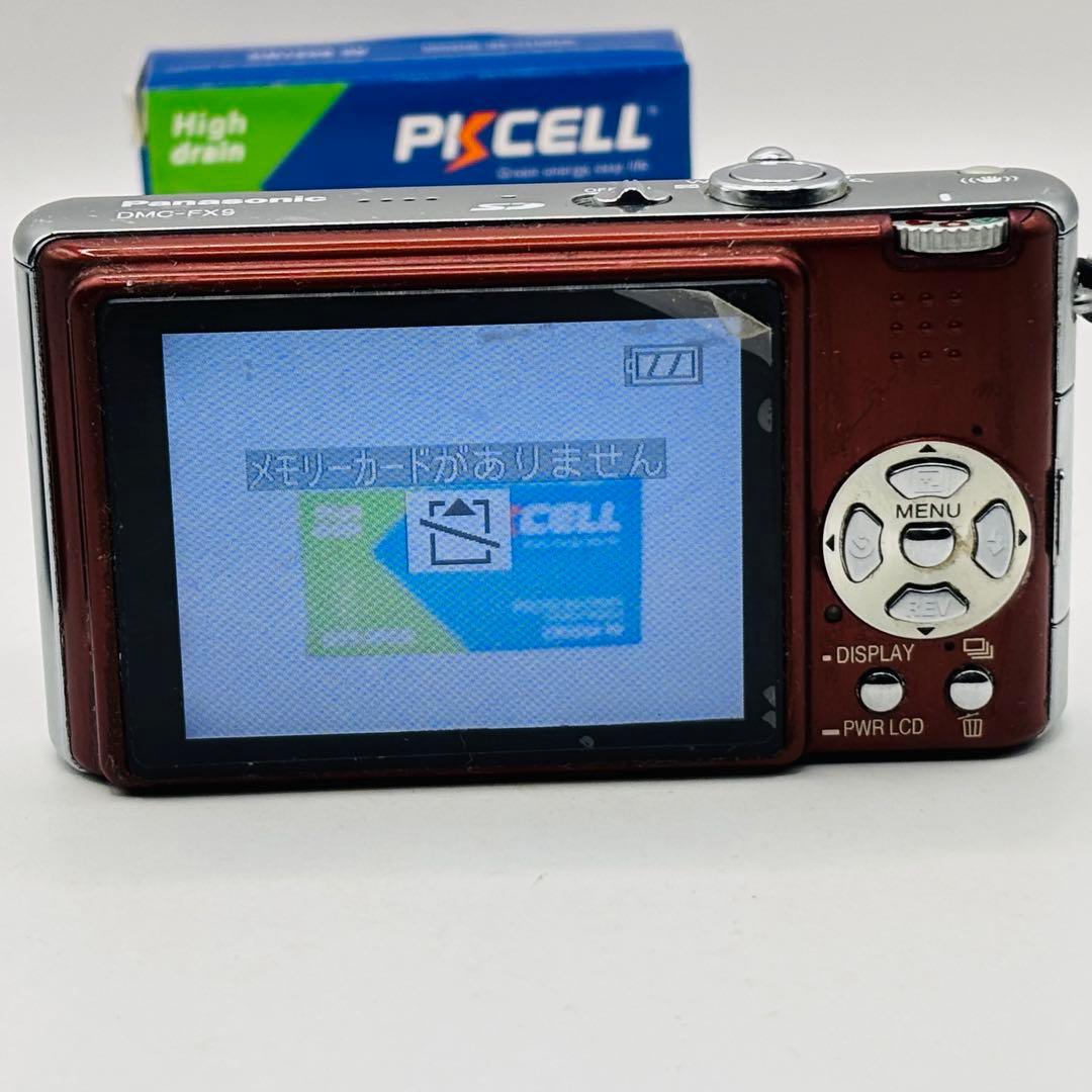 動作確認済み　Panasonic DMC-FX9 デジタルカメラ