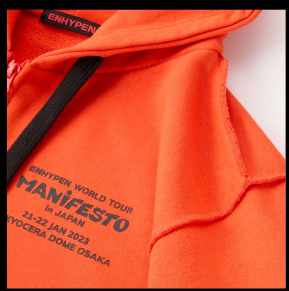 ☆おまけ付き！☆ENHYPEN MANIFESTO ZIP-UP HOODIE