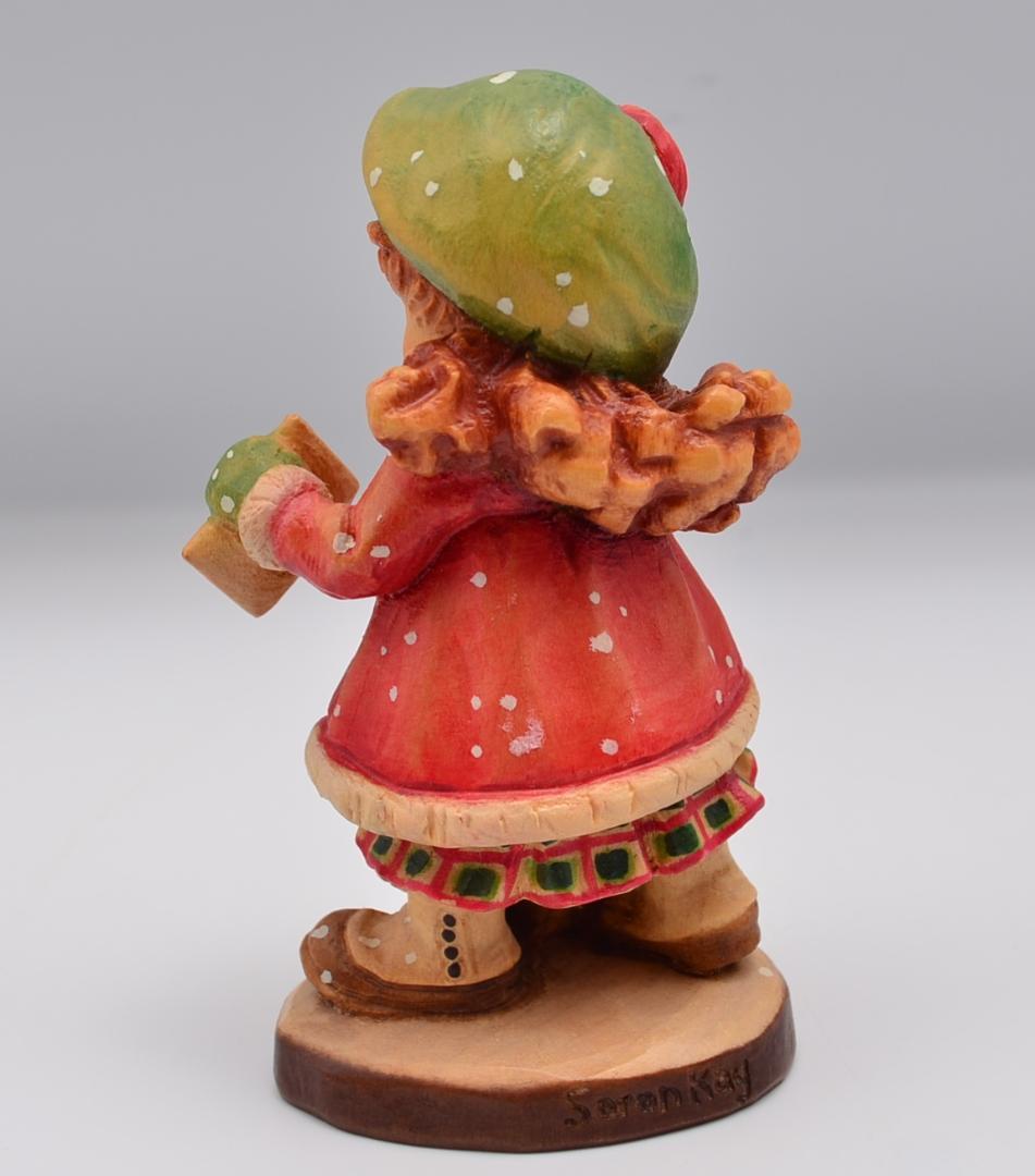 速達　アンリ　ANRI　サラケイ　木彫り人形　イタリア　高さ11ｃｍ　限定品