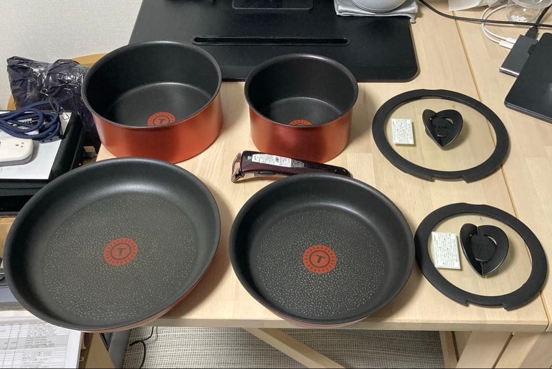 T-fal ティファール フライパン&鍋　7点セット