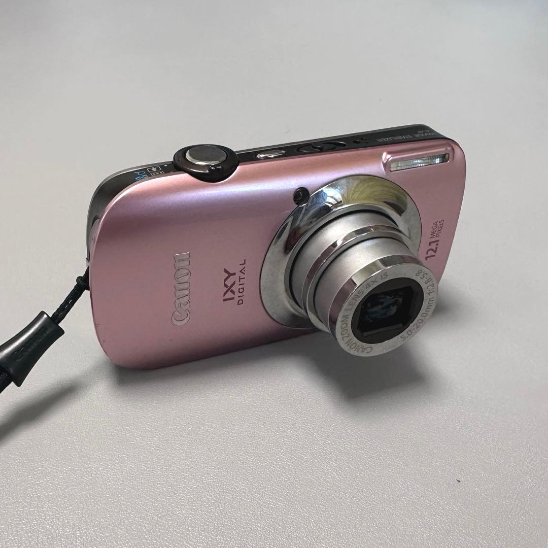 Canon IXY 510IS ピンク　オールドカメラ　オールドコンデジ
