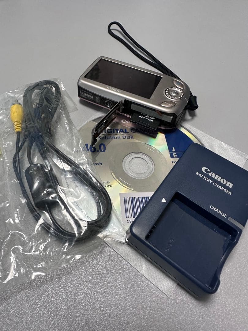 Canon IXY 510IS ピンク　オールドカメラ　オールドコンデジ
