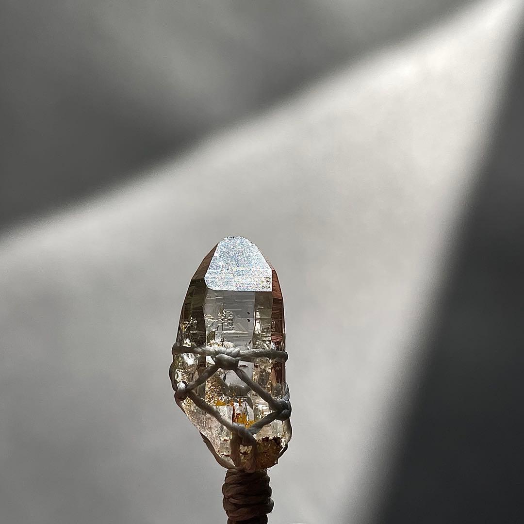 ヒマラヤ水晶 ガネッシュヒマール ＊ マクラメペンダント 29