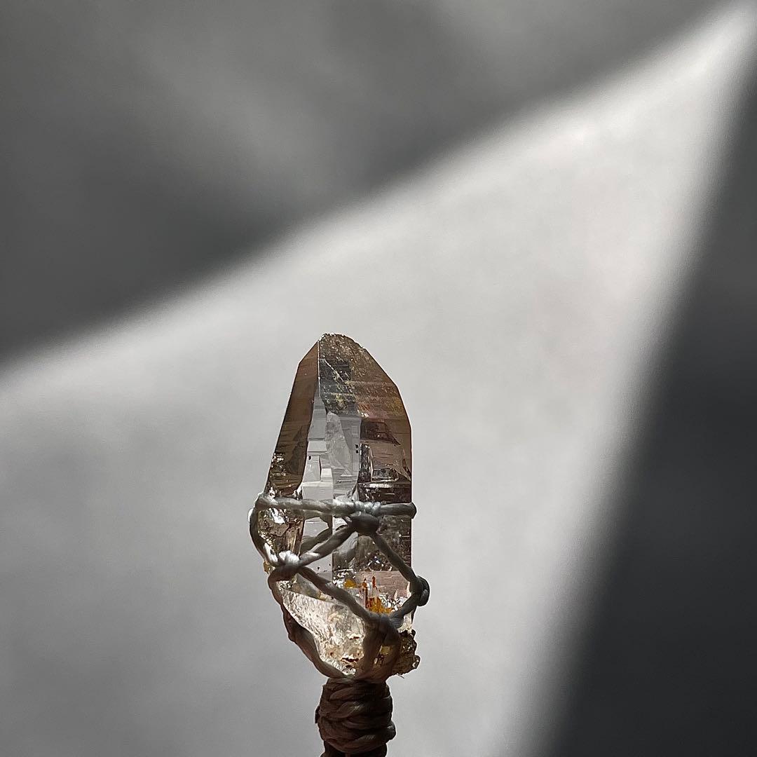 ヒマラヤ水晶 ガネッシュヒマール ＊ マクラメペンダント 29