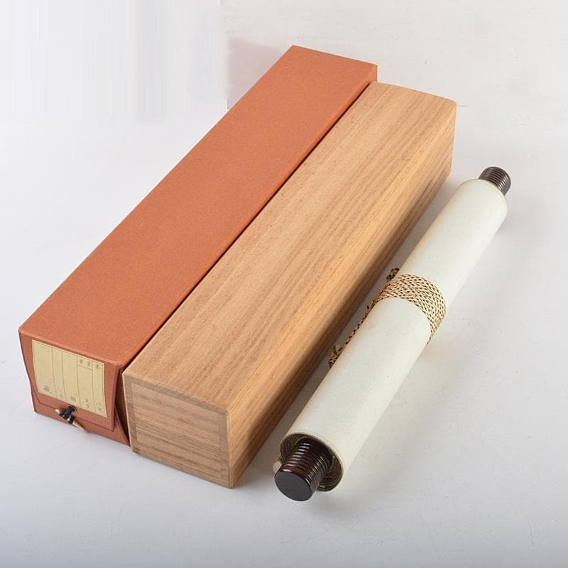 掛軸　紫野　大徳寺高桐院　松長剛山筆　一行書　時々勤払拭　桐箱付　C　6316A