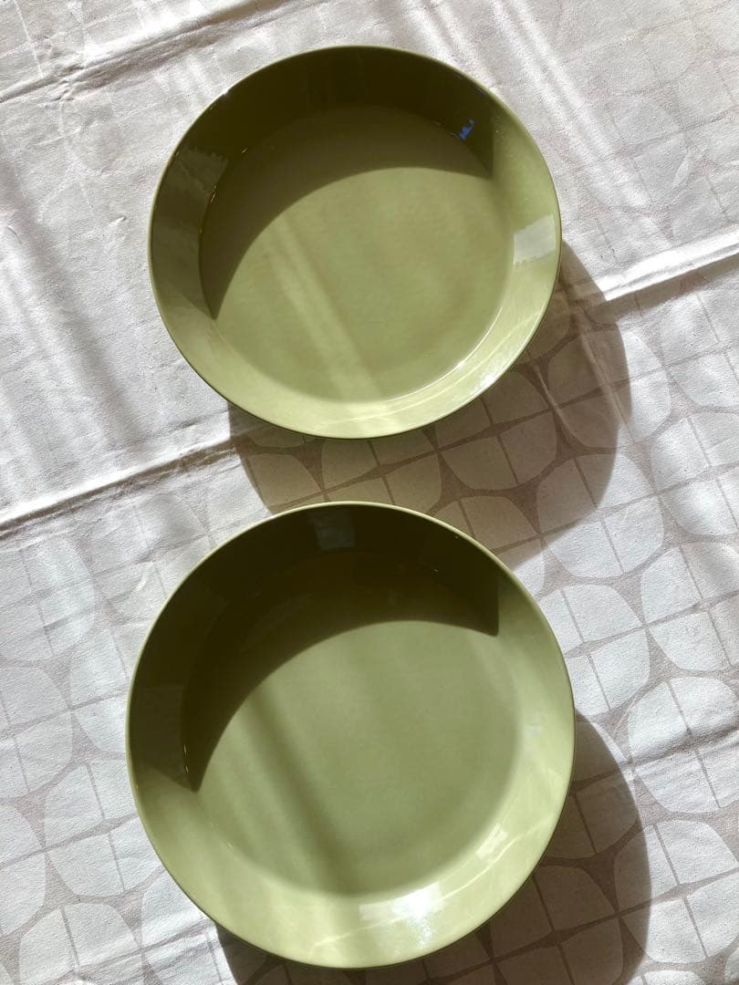 中古品◻︎美品 イッタラ  ティーマ26cm オリーブグリーン×2枚