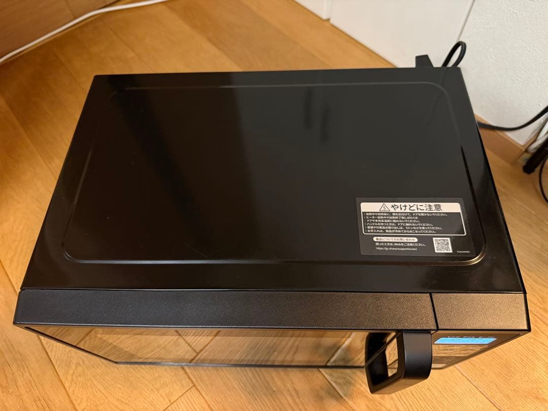 【美品】2024年製 SHARP フラットオーブンレンジ RE-F163-B