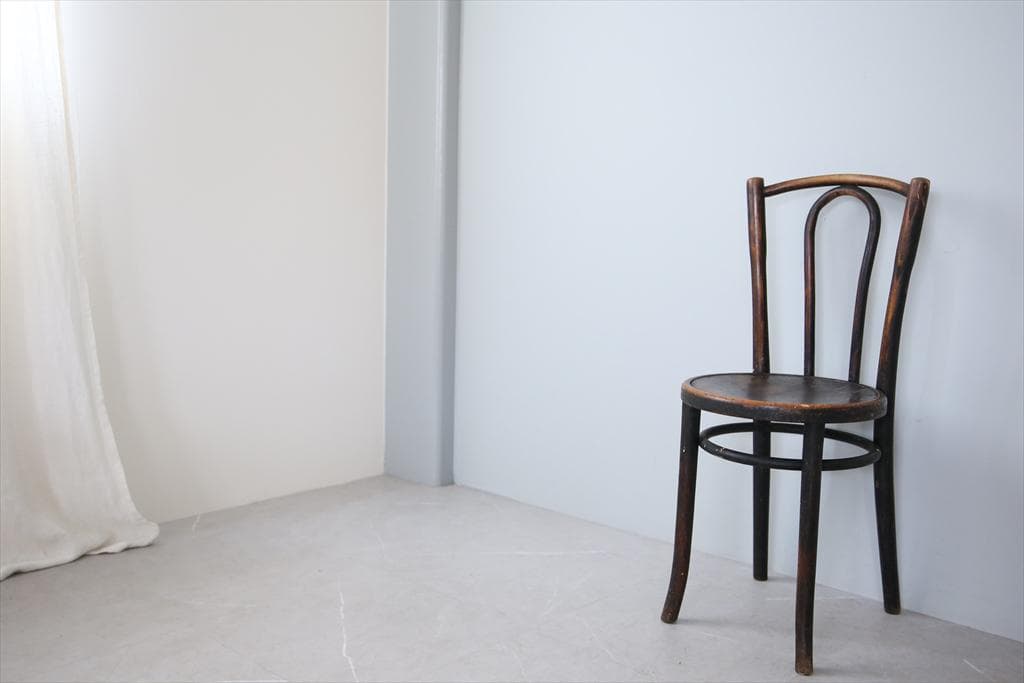 フランスアンティーク木製ベントウッドチェア/ダイニングイス/椅子(92-240)