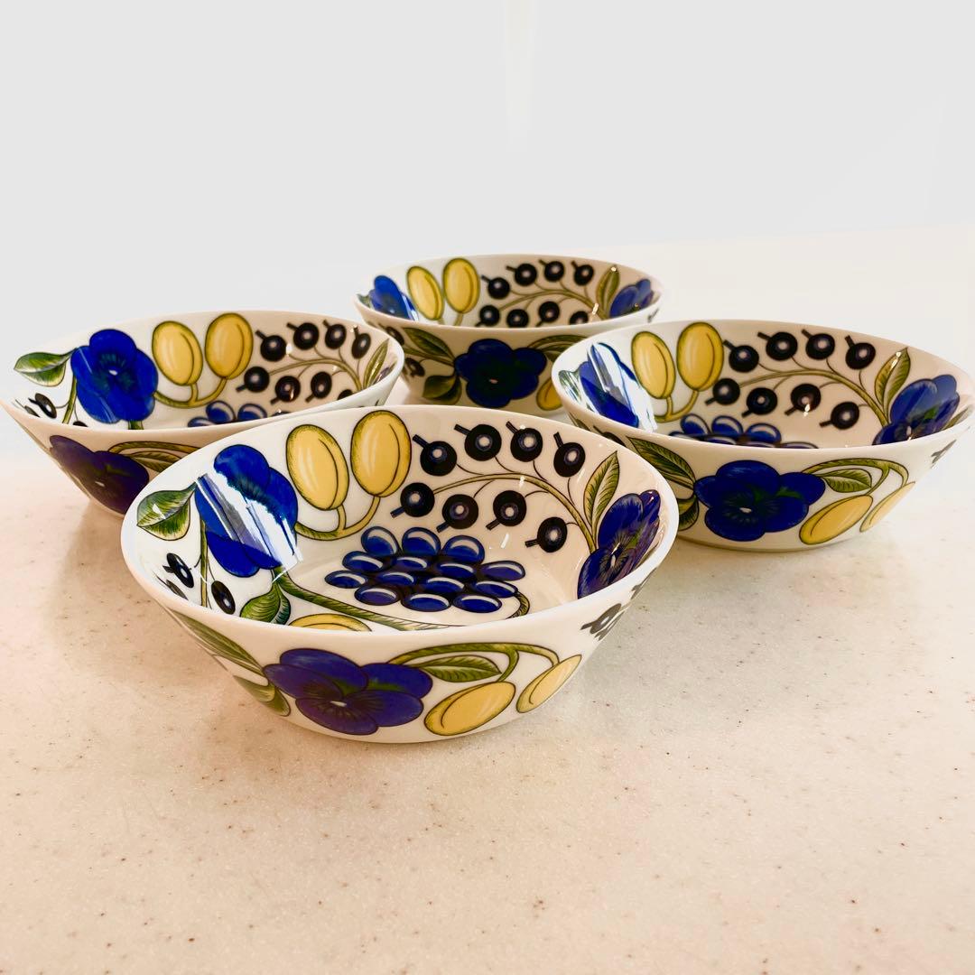 【4個セット】 ARABIA パラティッシ ボウル　17cm カラー