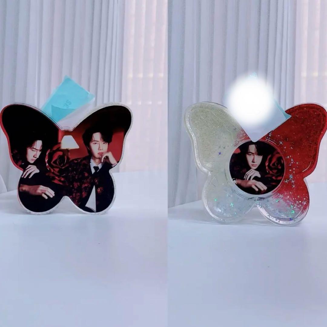 王一博 新しいレジン　の蝶のスタンド　7点セット❣️確認用❣️0405