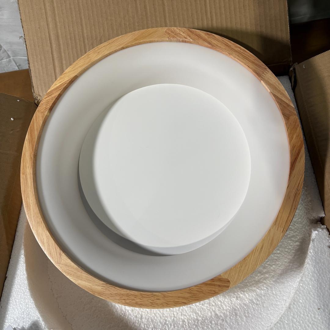 Lobpor シーリングライト 6畳 8畳 木目調 照明 調光調色 led