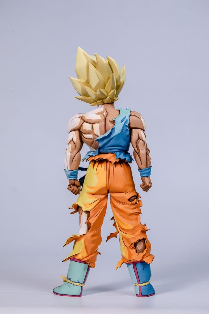 ドラゴンボールZ 伝説の超サイヤ人 孫悟空 二次元彩色　リペイント フィギュア