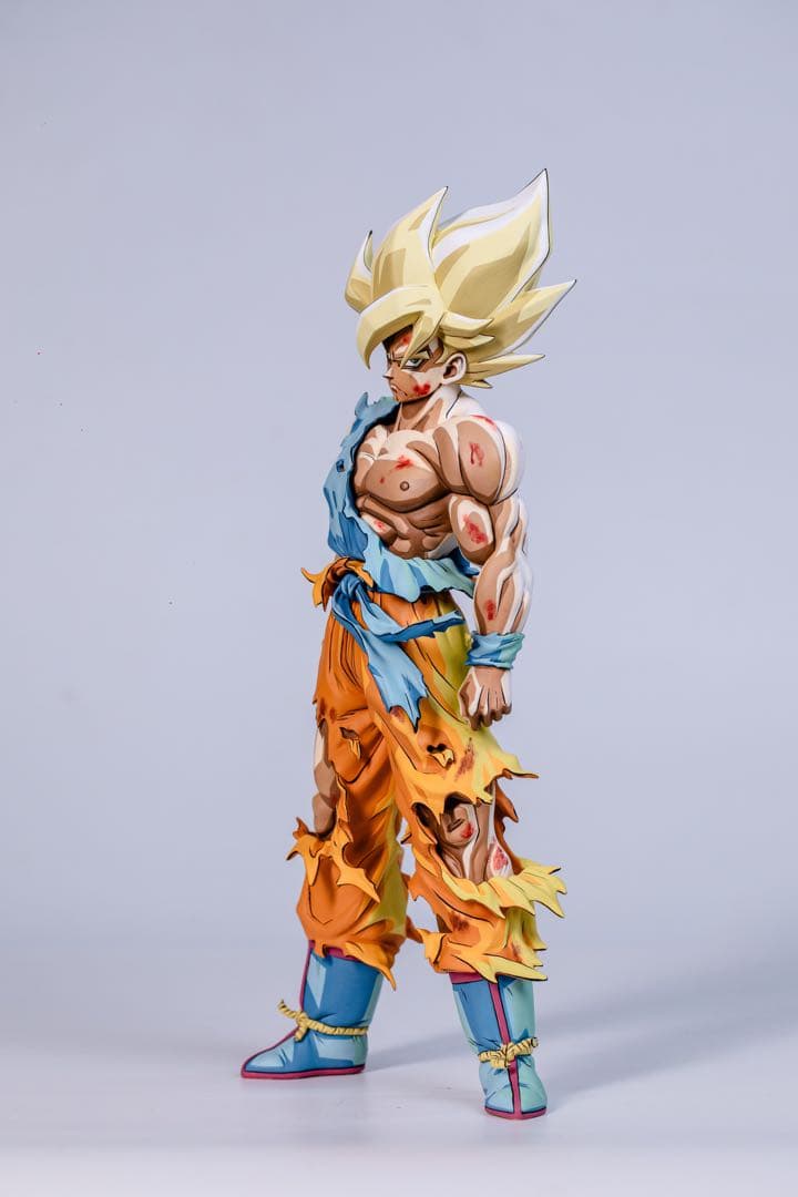 ドラゴンボールZ 伝説の超サイヤ人 孫悟空 二次元彩色　リペイント フィギュア