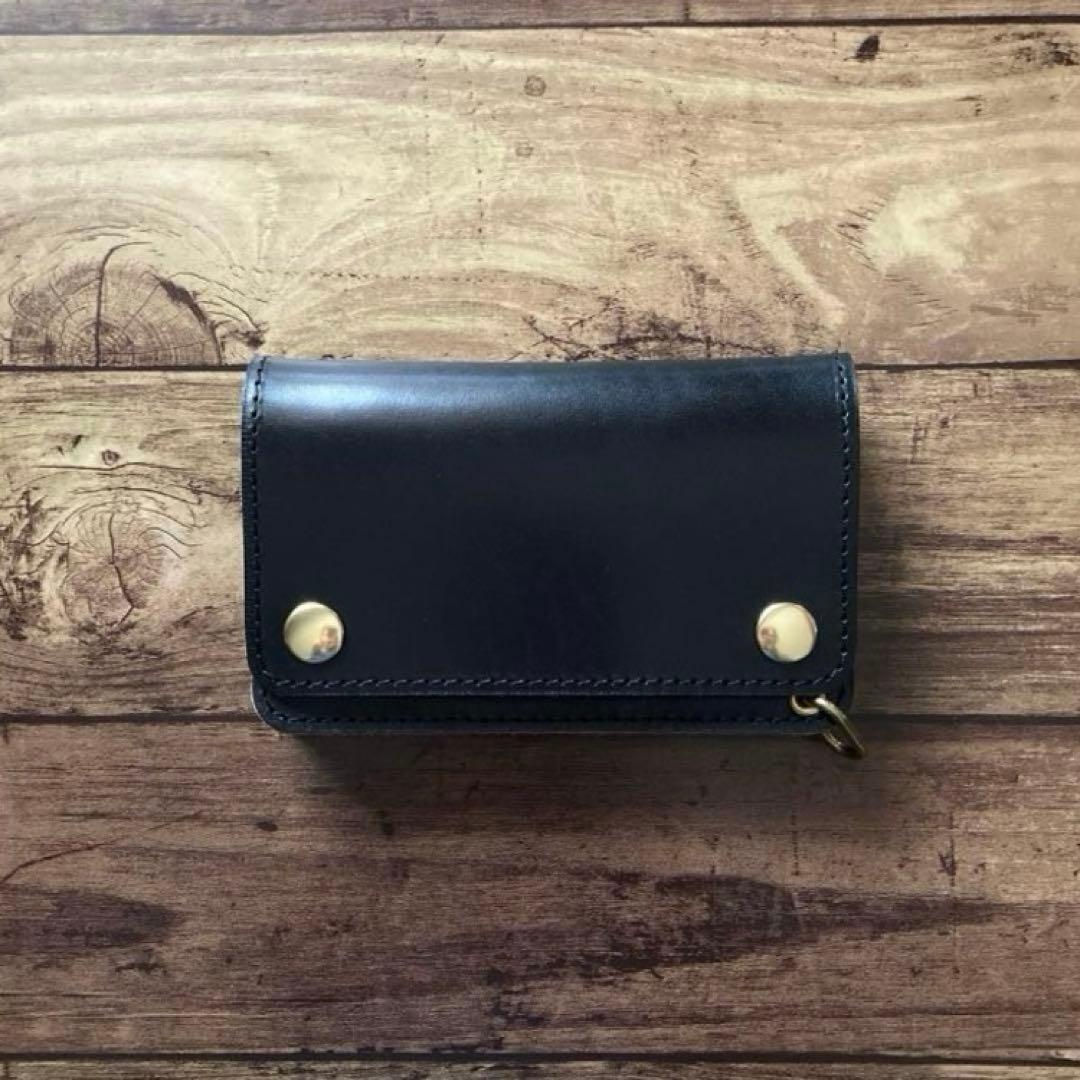 【お札を折らずに収納】ミドルトラッカーウォレット ポケットカスタム【受注生産】