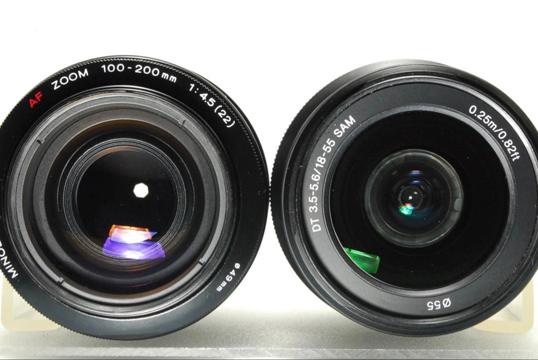 SONY α550 ❤️ダブルレンズ スマホ転送 ソニー 一眼レフ カメラ