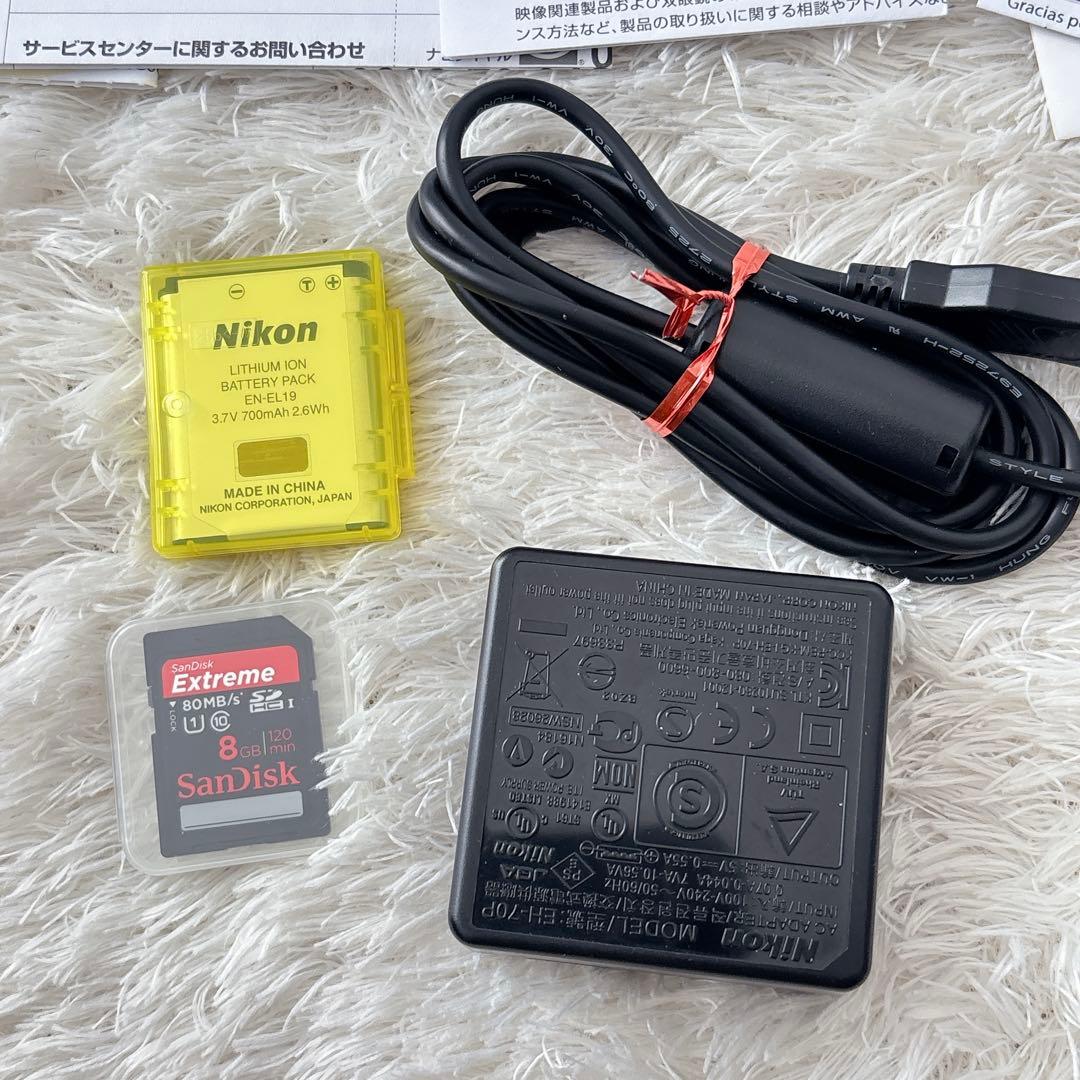 完品】Nikon COOLPIX S6600 ホワイト コンデジ Wi-Fi