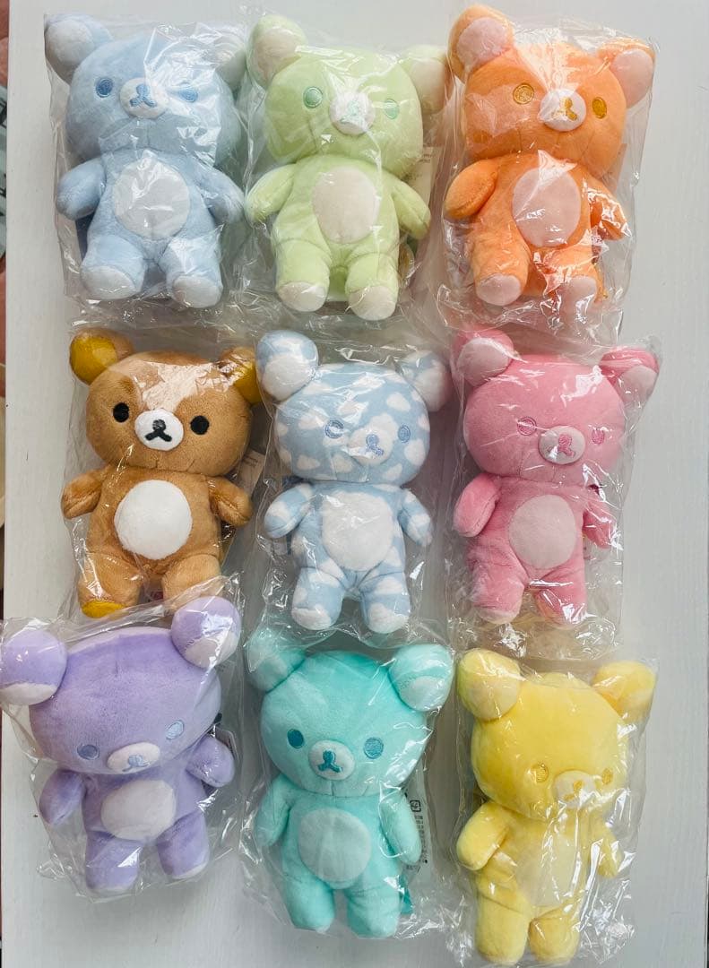 リラックマ　20colors ぬいぐるみ　20色フルセット