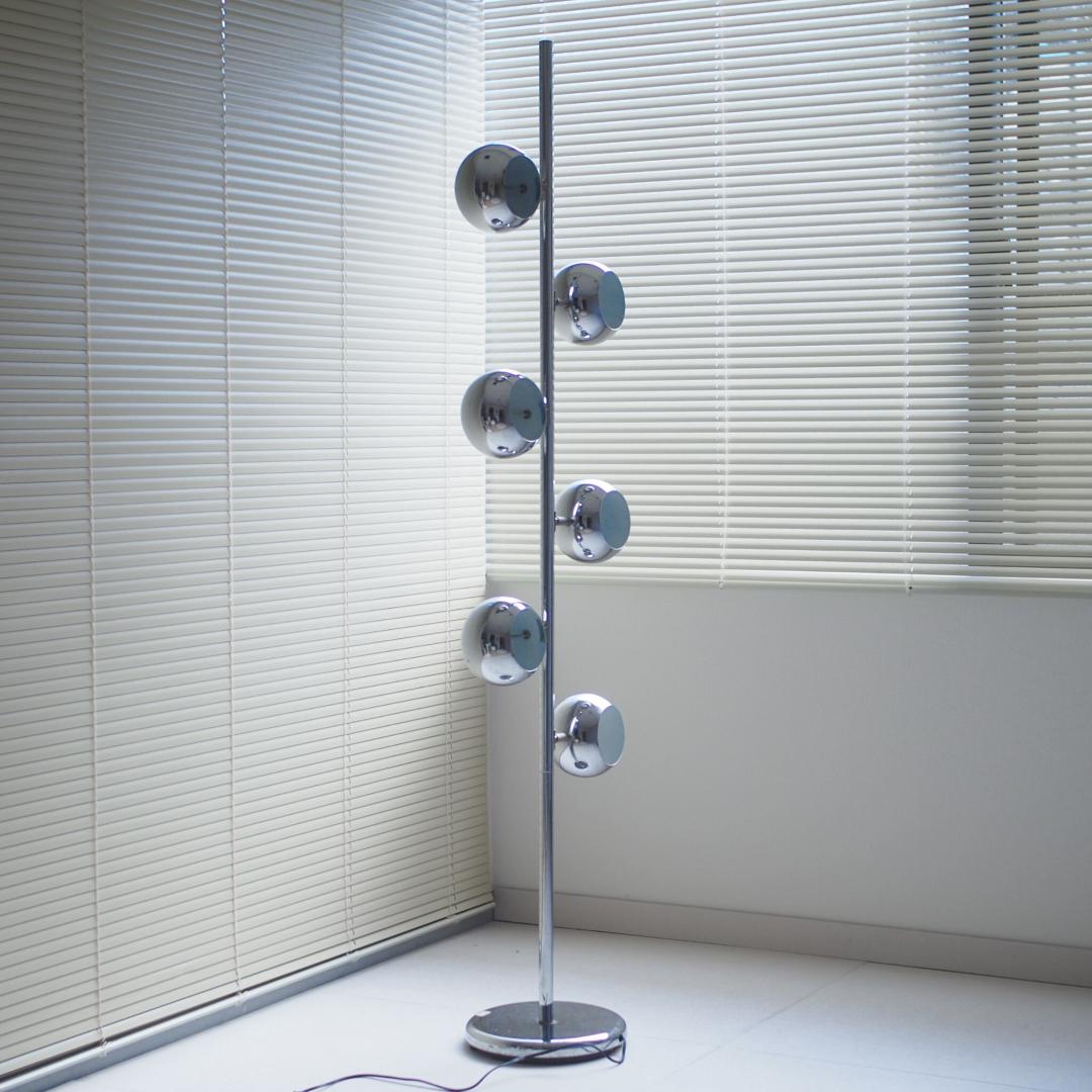 space age floor light / スペースエイジな6灯フロアライト